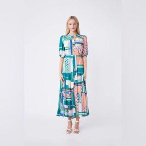 SUNCOO PARIS Robe Chaida Colorful Dress Size T1 small